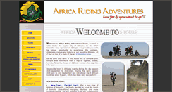 Desktop Screenshot of africaridingadventures.com